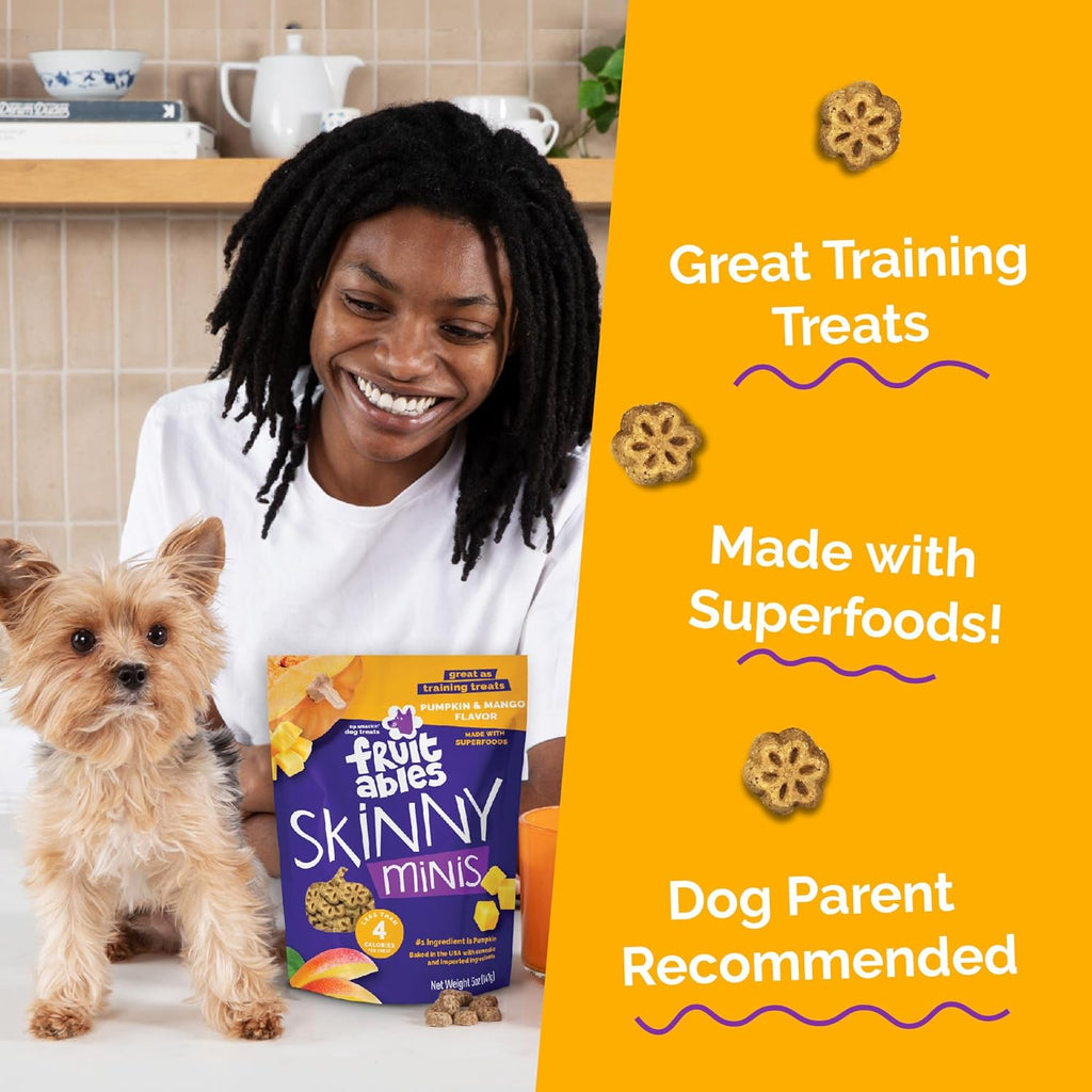 Skinny Minis Dog Treats – Pumpkin & Mango