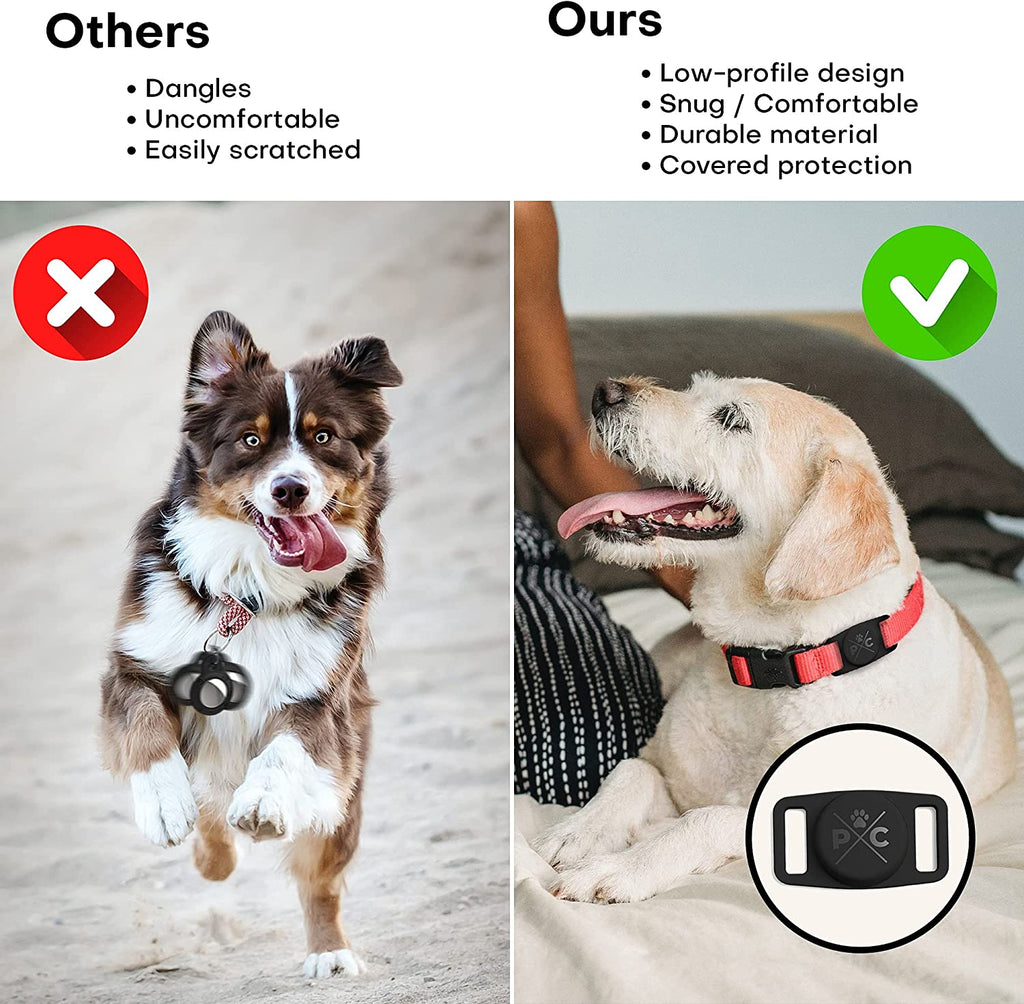 AirTag Dog Collar Holder – Secure & Low-Profile