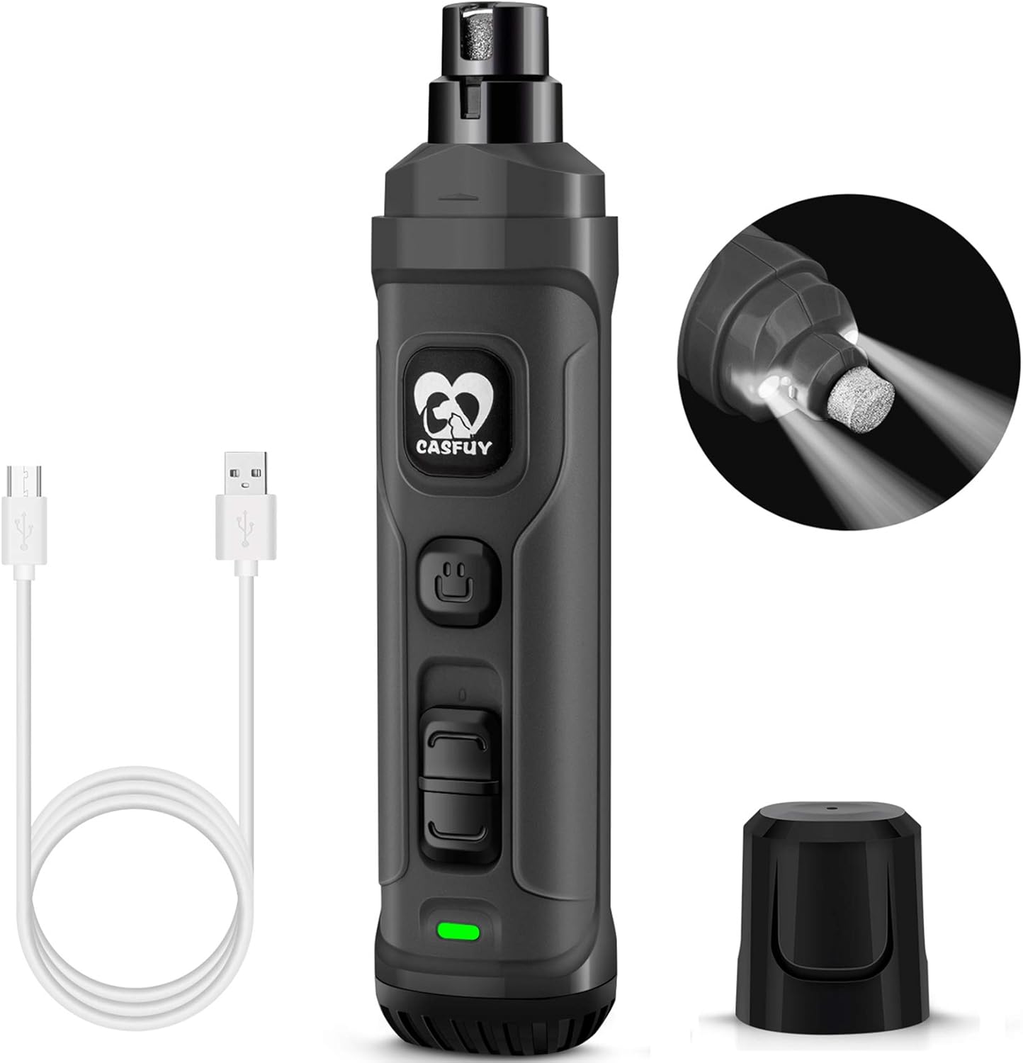 LED Dog Nail Grinder – Quiet & Precise