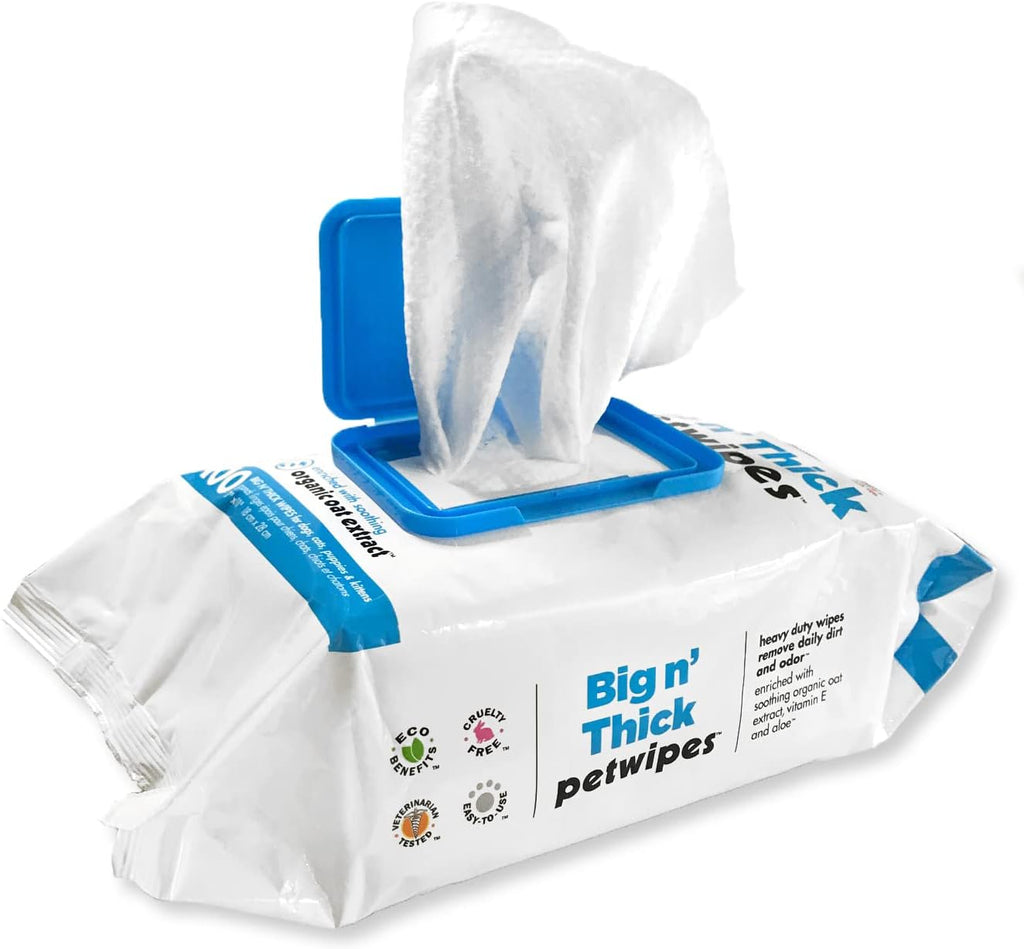 Large Pet Cleaning Wipes – 200 Count