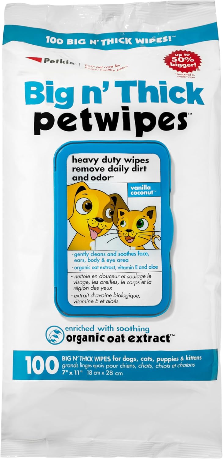 Large Pet Cleaning Wipes – 200 Count