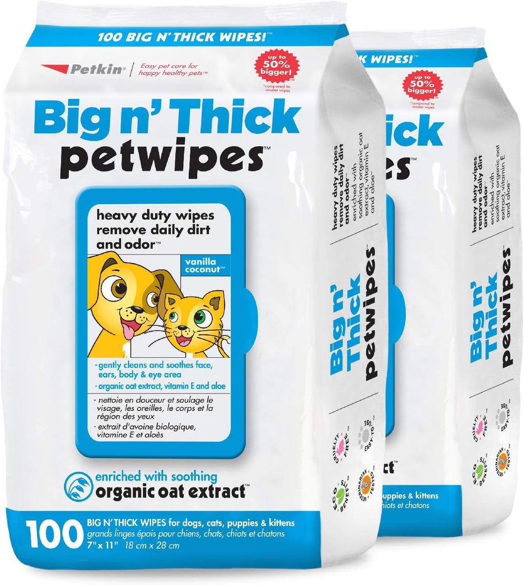 Large Pet Cleaning Wipes – 200 Count