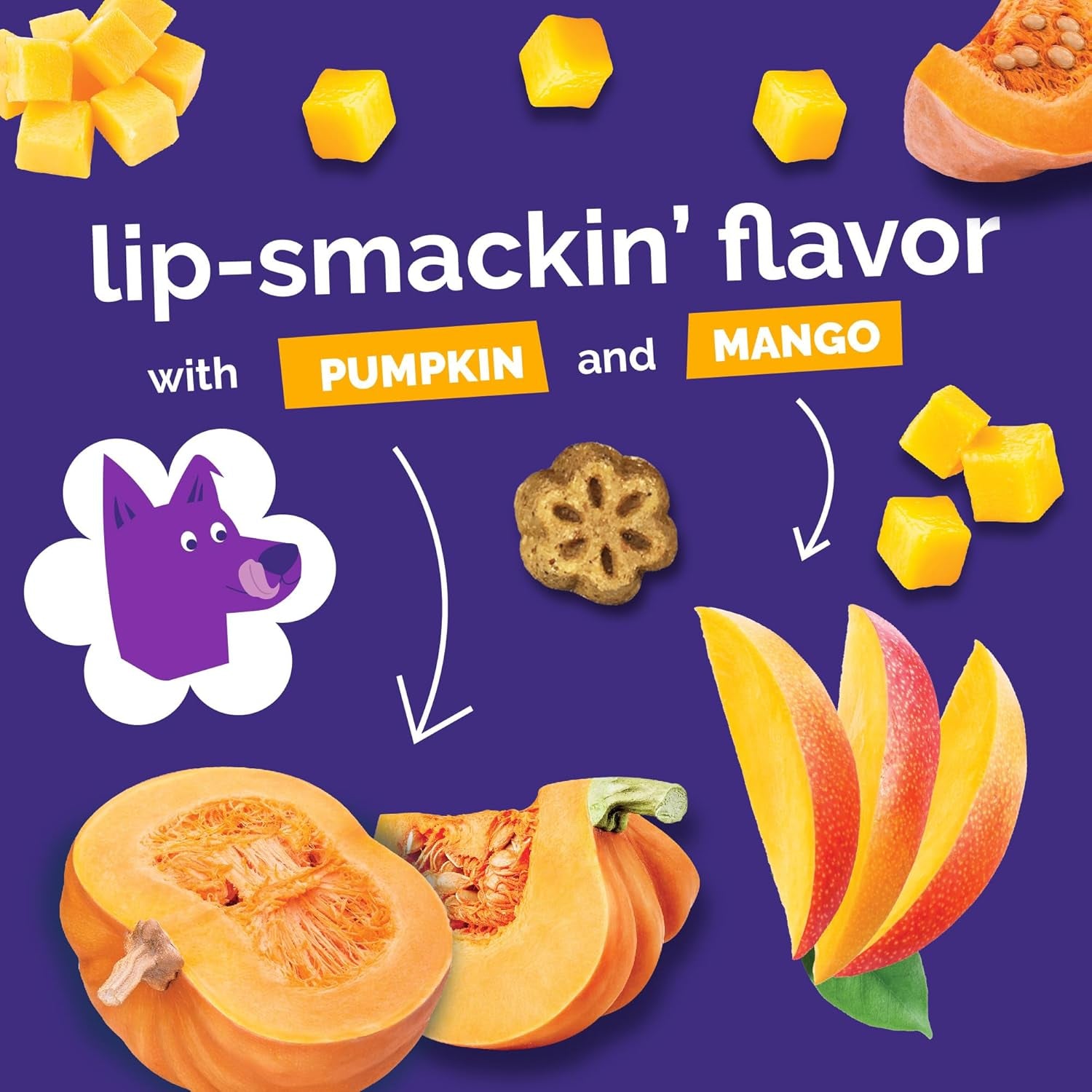 Skinny Minis Dog Treats – Pumpkin & Mango