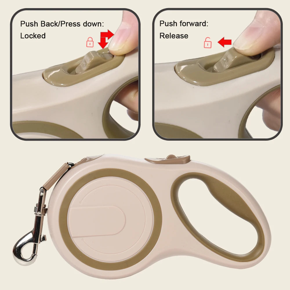 Heavy-Duty Retractable Dog Leash – For Large Dogs