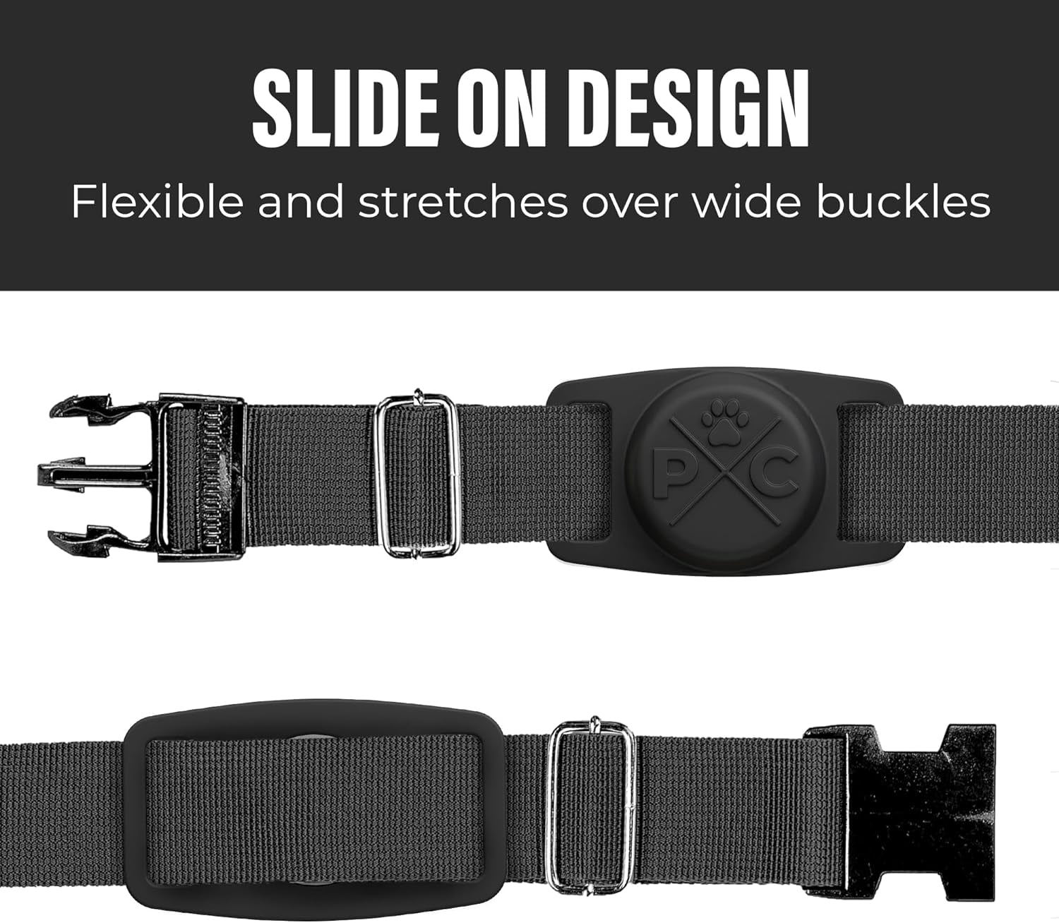 AirTag Dog Collar Holder – Secure & Low-Profile